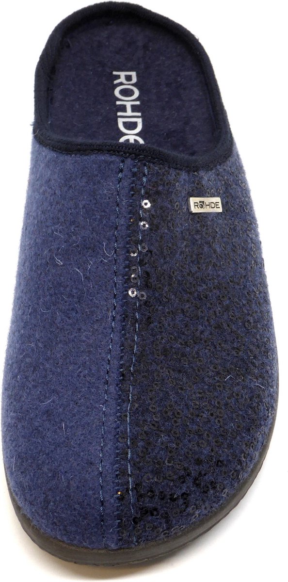 Rohde 6550 pantoffels dames, grootte:41, kleur:Blauw Rohde 6550 pantoffels dames, grootte:41, kleur:Blauw