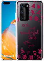 Huawei P40 Pro Hoesje Most Wonderful Time Designed by Cazy
