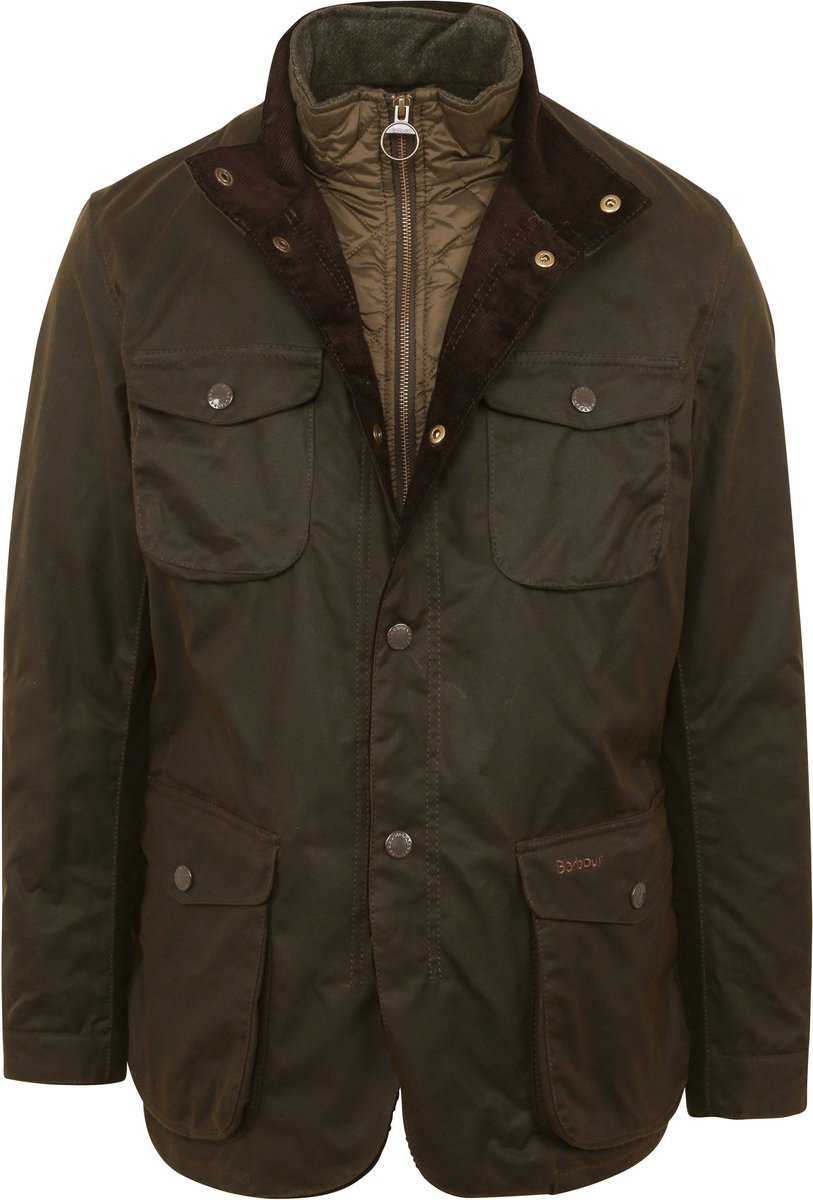 Barbour Waxjas Ogston – Heren Winterjassen Olijf