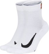 Nike Court Multiplier Max 2 Paar Tennissokken - Wit | Maat: 38-42