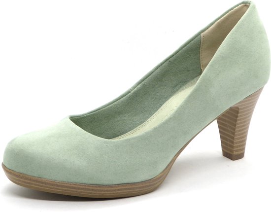 Marco Tozzi Dames Pump - 22411-732 Groen - Maat 40 | bol.com