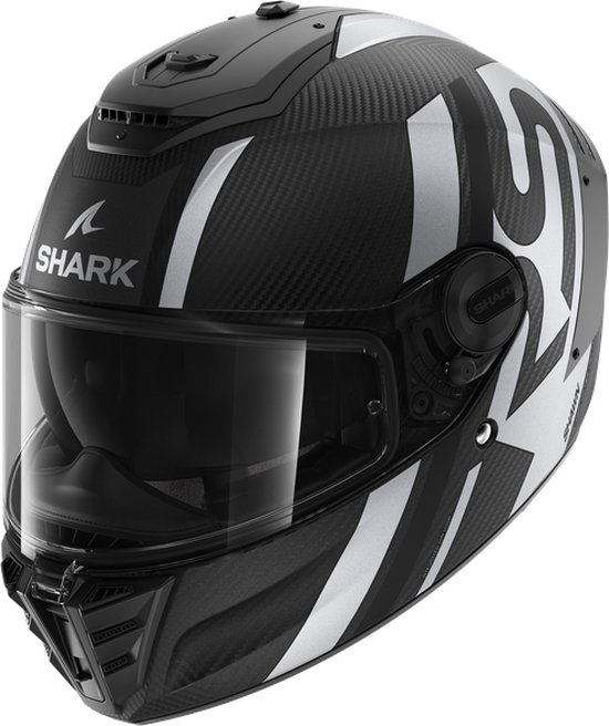 Shark Spartan RS Carbon Shawn Matt Carbon Zwart Argent DKS Casque Intégral  XL | bol.