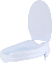 Medlogics Toiletverhoger - Verhoogde Toiletbril met deksel, 5cm, 1 stuk