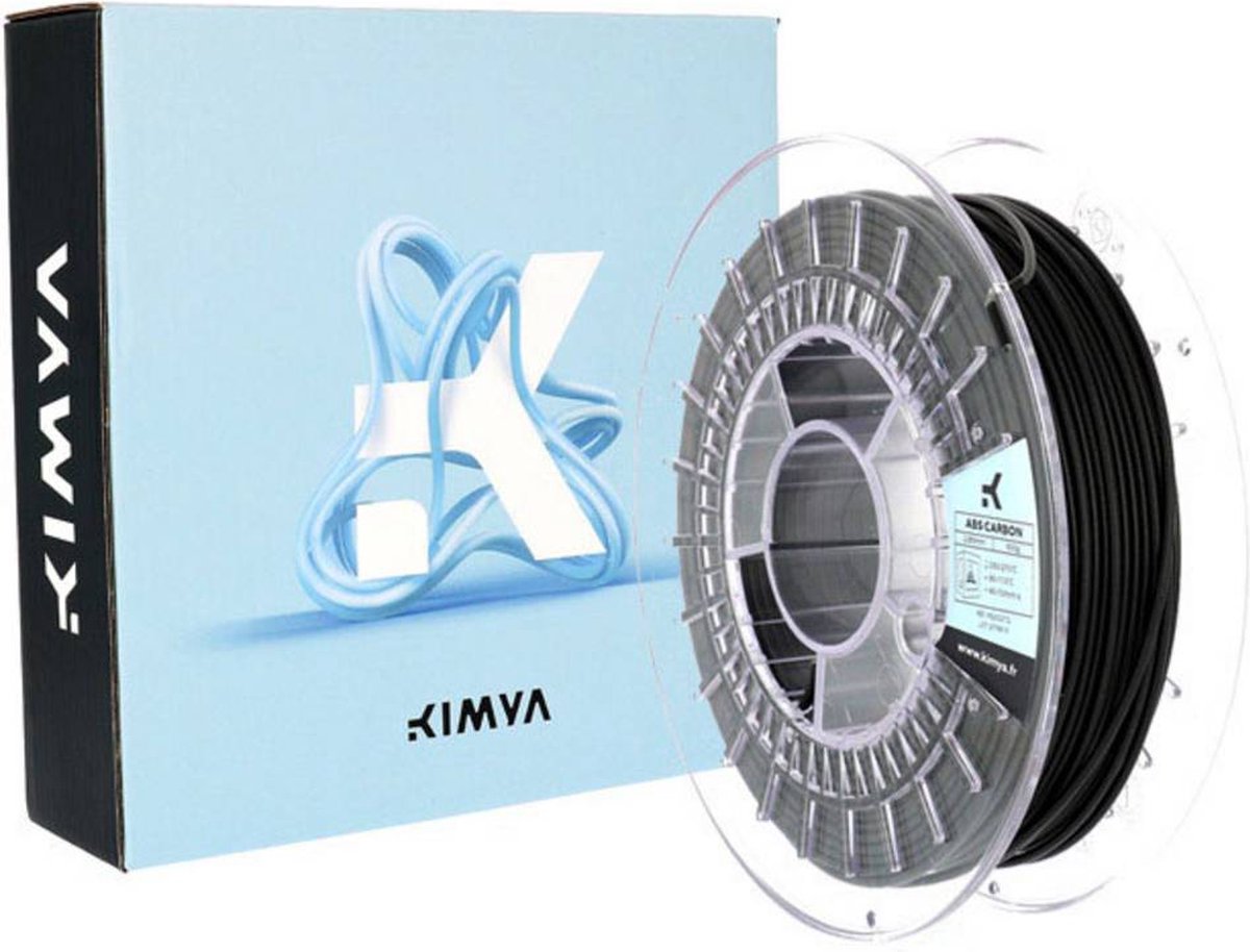 Kimya PS1002TQ ABS Carbon Filament ABS kunststof 1.75 mm 500 g Zwart 1 stuk(s)