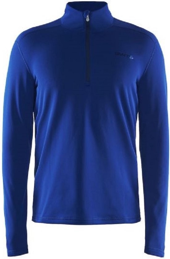 Craft- Heren - Thermo zipshirt - Sweep Halfzip - Donkerblauw - Maat XS