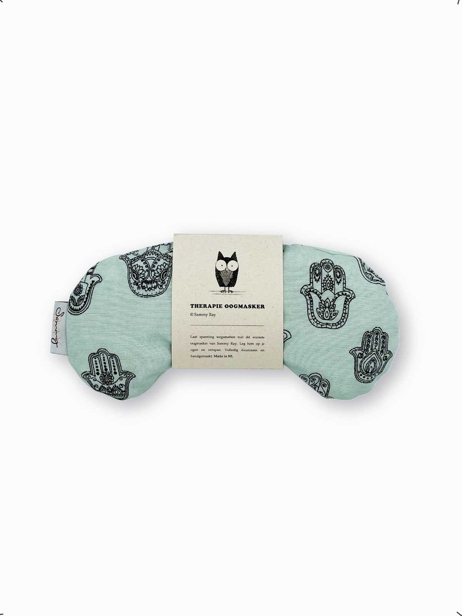 Goedkoopste Oogmasker warmtekussen - Buddah - Duurzaam cadeau - Kersenpitten - Meditatiekussen - Oogkussen - Yoga - Meditatie - Ontspanning - Migraine