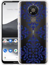 Nokia 3.4 Hoesje Delfts Blauw - Designed by Cazy