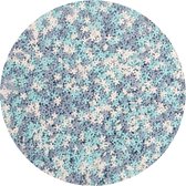 BrandNewCake® Confetti Mini Sneeuwvlokken 3 Kleuren 500gr - Strooisels - Sprinkles - Taartdecoratie