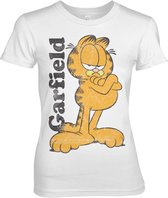 Garfield Dames Tshirt -S- Garfield Wit