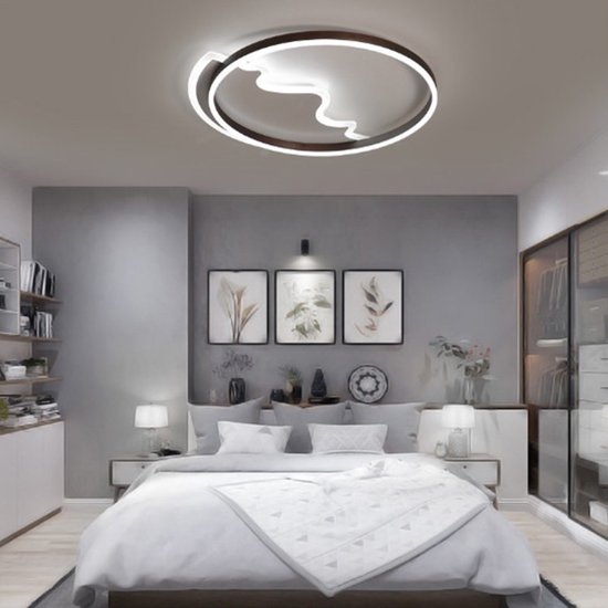 Eenvoudige moderne creatieve slaapkamer warme romantische meester LED... |