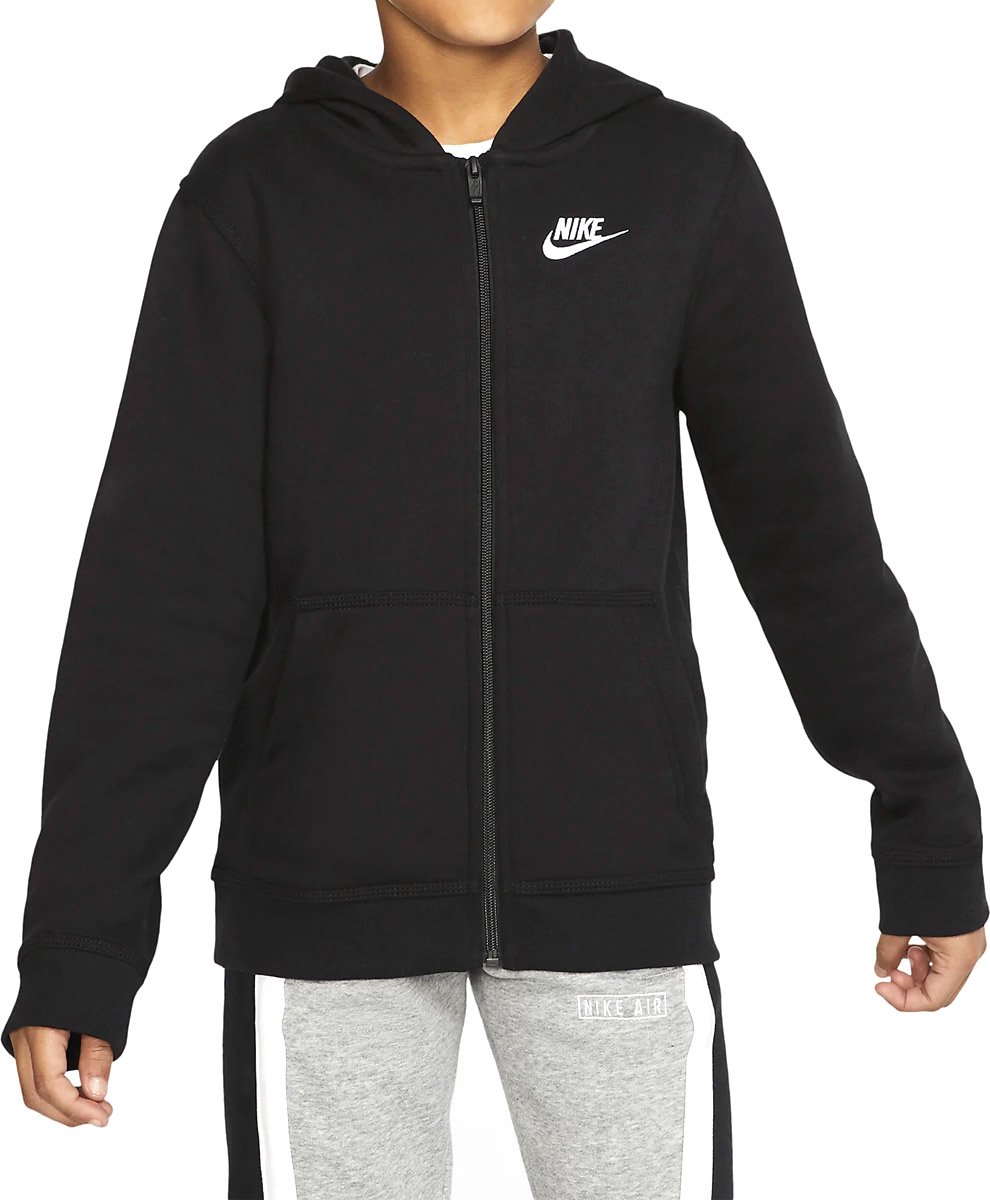 Nike Sportswear Club Jongens Sporttrui Zwart