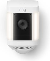 Ring Spotlight Cam Plus Battery, Caméra de sécurité IP, Extérieure, Sans fil, Plafond/mur, Blanc, Boîte