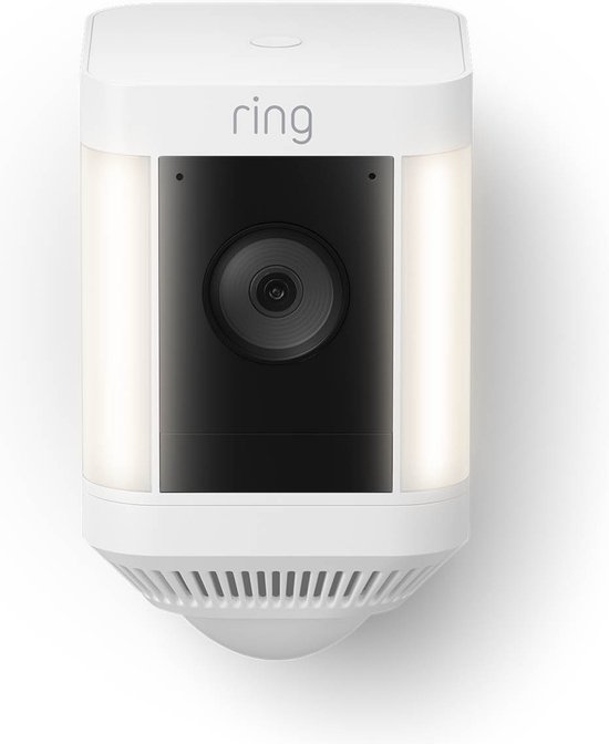 Ring Spotlight Cam Plus - Battery - White | bol.com
