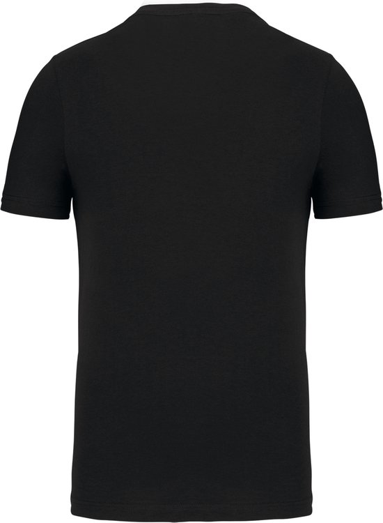 Zwart T-shirt met V-hals merk Kariban maat S
