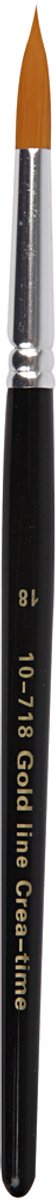 Gold Line penselen, afm 18, L: 20 cm, B: 7 mm, rond, 6 stuk/ 1 doos