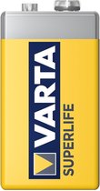 Varta 9V Superlife Batterij - 1 stuk