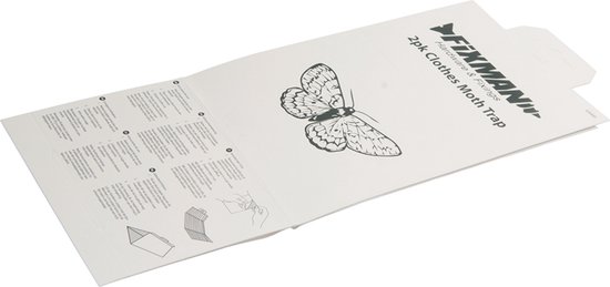 Piège à mites Silverline Clothing, 2 hp.