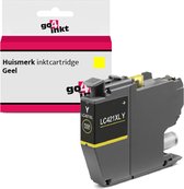 Go4inkt compatible met Brother LC-421XL geel yellow inktcartridge DCP-J 1050DW 1140DW 1800DW MFC-J 1010DW