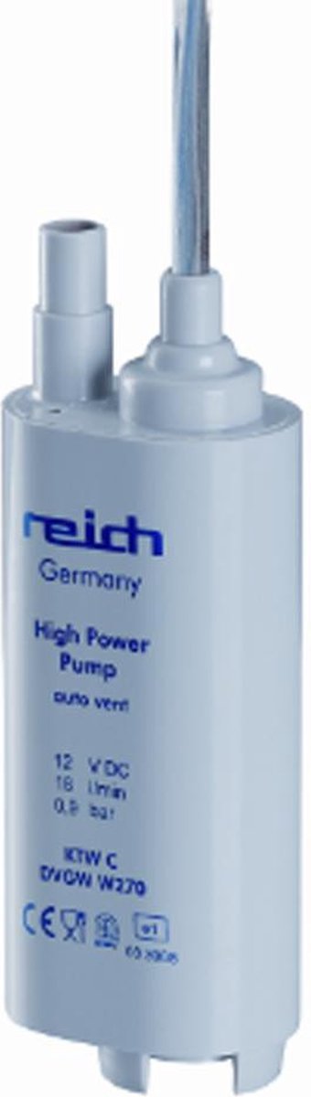 Reich Dompelpomp met Ontluchting 12V-18L