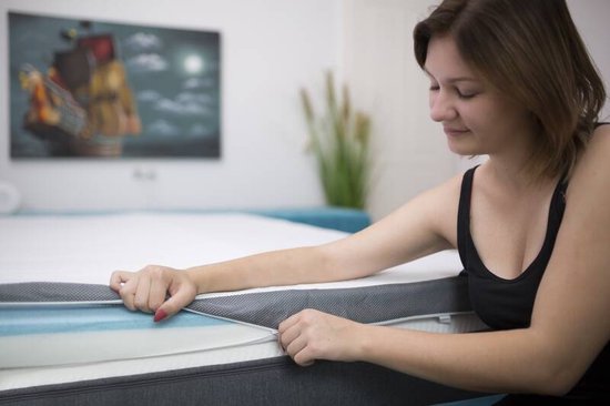 Genius Eazzzy Coprimaterasso Impermeabile 160x200 Cm, Morbido E Traspirante, Altezza 38 Cm, Con Fibre D'Argento Antimicrobiche, Antiallergico