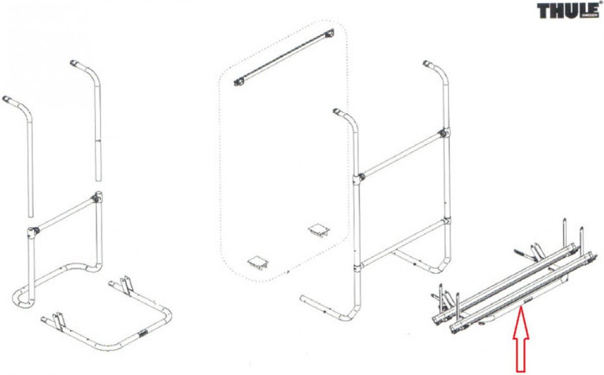 Thule Sport G2 Universal Platform Compleet 1500602652