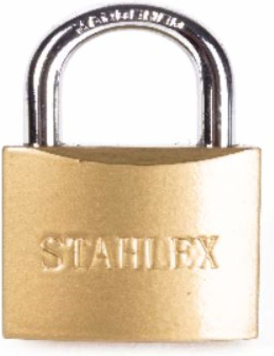 Cadenas Stahlex en laiton avec une anse polie.