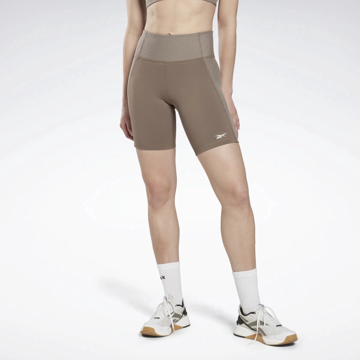 Reebok Tight Rib High-Rise Dames Grijs