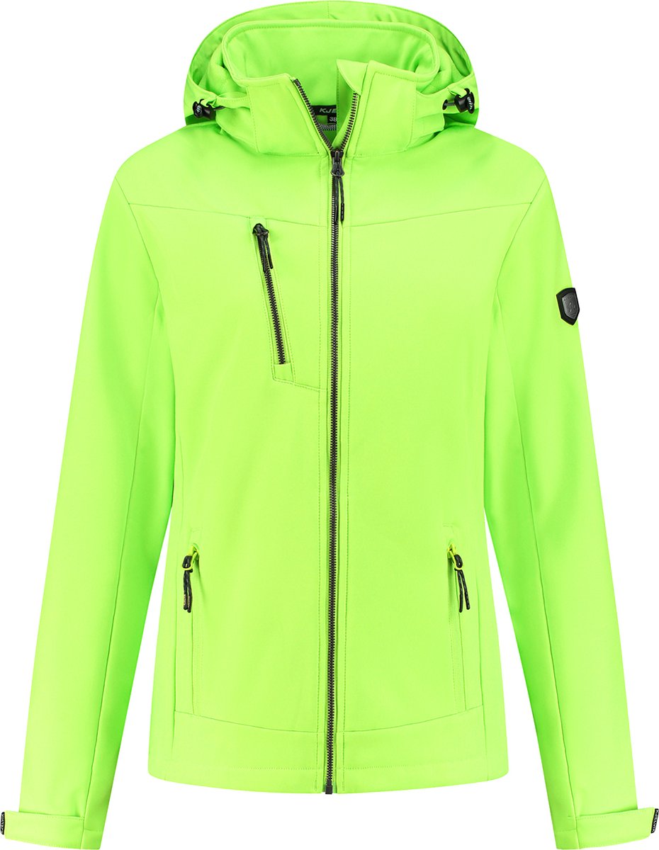 Kjelvik Softshell jas Roxi Lime Groen
