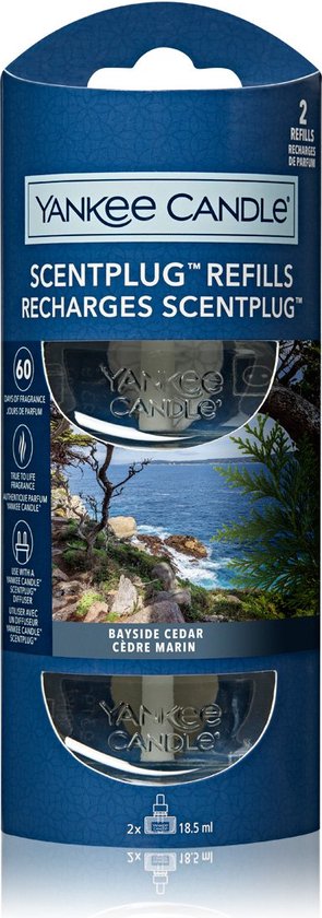 Yankee Candle Bayside Cedar New Scent Plug Refill - Huisparfum