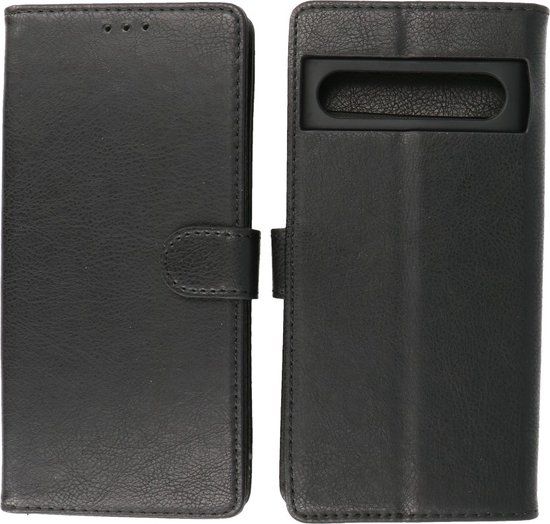 Google Pixel 7 Pro Hoesje Book Case Portemonnee Telefoonhoesje - Zwart