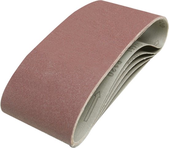 Bandes abrasives Silverline 100 x 610 mm, 5 pièces grain 120