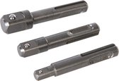 Silverline SDS Plus - Dop Set - 1/4 inch - 3/8 inch en 1/2 inch - 3 delig