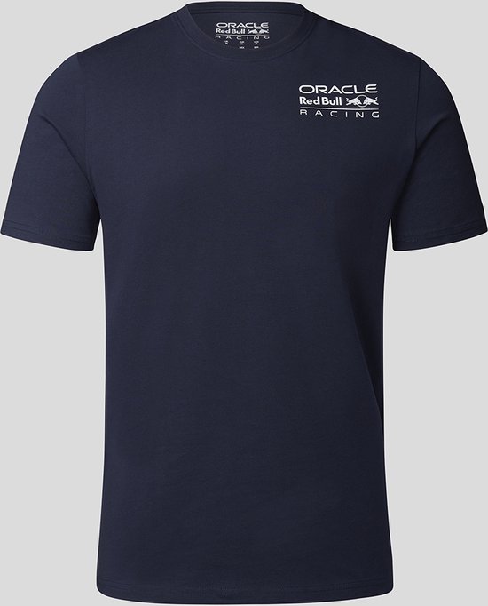 Red Bull Racing Small Logo T-shirt Blauw 2023