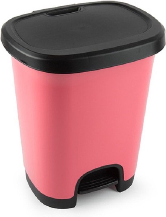 Kunststof Afvalemmer - Roze - 27 Liter