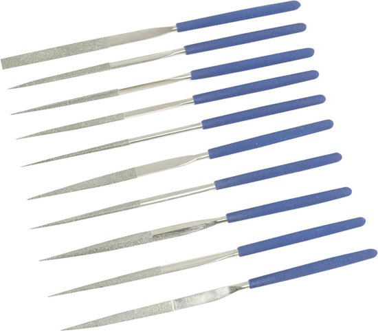 Silverline 10 delige diamant naaldvijlen set