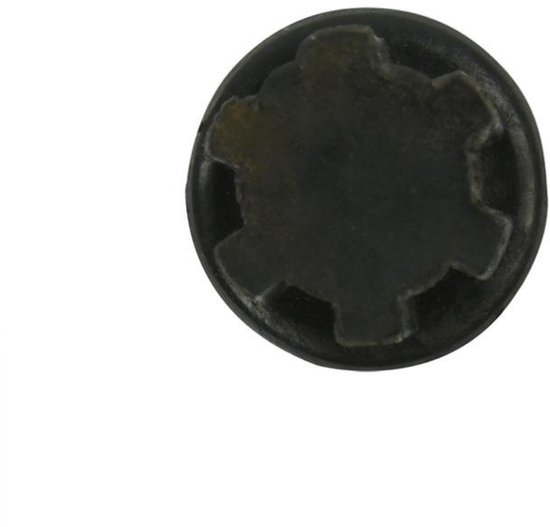 ProPlus Tentstokdop met pin - Ø 22 mm - 4 stuks - zwart/zilver van ProPlus — afbeelding 2