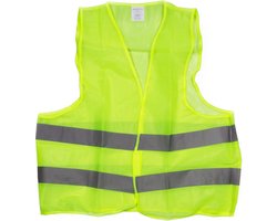 Benson Verstelbaar veiligheidsvest - reflectoren voor- en achterkant - CE goedgekeurd - geel