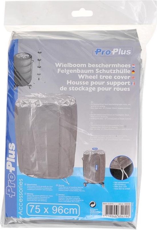 Housse de protection Proplus pour jante 96 x 75 cm gris