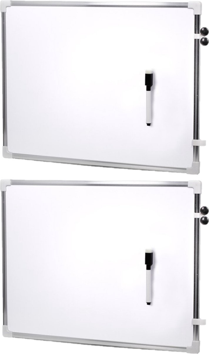 Concord - Whiteboard -  Magnetisch - Met marker - Met wisser - 70 x 50 cm thumbnail 2