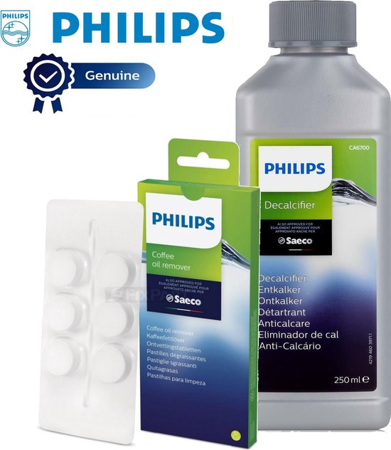 Détartrant Philips Saeco + pastilles de nettoyage - CA6700 +