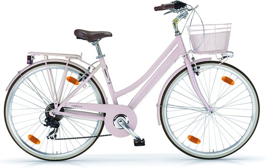 Vélo pour femme hybride - Vélo de ville 28 pouces - Avec 18 vitesses -  Panier de vélo... | bol.com