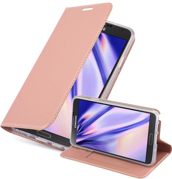 Étui Cadorabo pour Samsung Galaxy NOTE 3 en OR ROSE CLASSY - Étui de protection avec fermeture magnétique