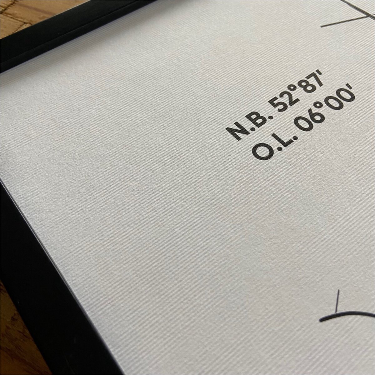 Japandi Style Berlin shapes no.2 poster A4 S (21x30cm) in lijst