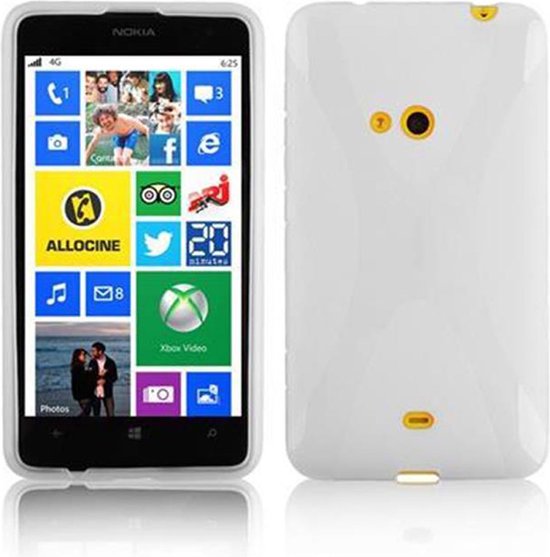 Coque Cadorabo pour Nokia Lumia 625 en SEMI-TRANSPARENT - Coque de  protection en... | bol.com