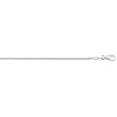 Witgouden ketting - 14 karaat – 45cm - Kasius 41.00462 - uitverkoop Juwelier Verlinden St. Hubert – van €359,= voor €305,=