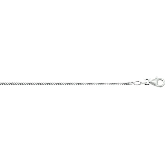 Witgouden ketting - 14 karaat – 45cm - Kasius 41.00462 - uitverkoop Juwelier Verlinden St. Hubert – van €359,= voor €305,=