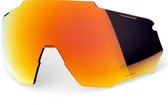 100% Racetrap Goggle Replacement Lens - Hiper Red Multilayer Mirror -