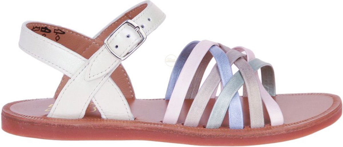 Pom d'Api Plagette Lux Witte Sandaal