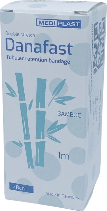 Bandage tubulaire en Bamboe Danafast Double étirement > 8 cm jambes, bras et cuisses - 3 pièces