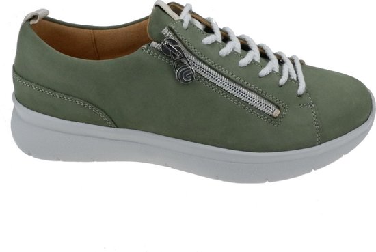 Ganter Kira - dames sneaker - groen - maat 37.5 (EU) 4.5 (UK)